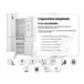 INFINITON Frigorifico Combinado FGC-345C20WEC, 330 l Branco