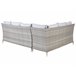 Beliani Conjunto lounge LACONA Cinza Escuro