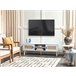 Beliani Mesa de TV PARTON 140 Branco/ Bege