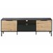 Beliani Mesa de TV ARKLEY 160 Preto