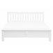Beliani Cama com estrado Pinho MAYENNE 169x208 Branco