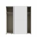 Roupeiro MANDALORE II portas deslizantes branco Branco