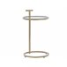Beliani Mesa de apoio SHELBY 40x40 Dourado