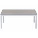 Beliani Conjunto lounge Alumínio BORELLO Branco