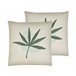 Beliani Almofada decorativa DAVALLIA 45x45 Cru
