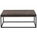 Beliani Mesa de centro ALTOS 64x115 Cinza Escuro