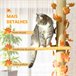 Árvore para Gatos Aglomerado de madeira Laranja