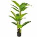Bananeira Artificial PEVA, PE, Cimento HOMCOM, casa - decoração Verde