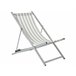 Beliani Cadeira lounge/relax LOCRI II Azul/ Preto