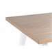 Beliani Mesa de jantar LENISTER 90x150 Branco