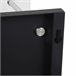 Lareira de Bioetanol Aço Inoxidável, Metal e Vidro Temperado Preto