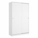 Armário 2 portas com efeito madeira 120 Branco