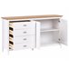 Beliani Aparador SHILLINGTON 150 Branco