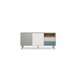 Aparador com 2 portas e 2 gavetas TILE Carvalho