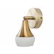 Beliani Candeeiro de parede ANTLER Dourado