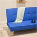 Sofá-cama Erna, duehome, Azul (ancho), Azul