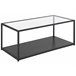 Beliani Mesa de jantar MARAMO 50x100 Preto
