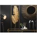 Beliani Decoração de parede PALLADIUM Dourado