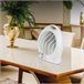 Ventilador aquecedor doméstico Well com controle de temperatura Branco