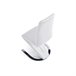 Pack 2 cadeiras de jantar Rin simile leather Branco