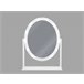Beliani Espejo de maquillaje ROSTRENEN Branco