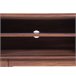 Beliani Mesa de TV BUFFALO 117 Castanho