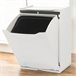 WELL HOME Lixeira de polipropileno cinza, tanque de 20L Branco