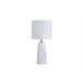 Candeeiro de mesa STONE branco 20x20x44cm Branco