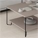 Mesa de centro TONKA quadrada Bege