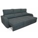 Chaise longue convertível em cama tecido APRIL Cinza