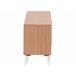 Beliani Mesa de TV ALLOA 180 Branco