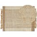 Beliani De tejido plano DEDEMLI 160x230 Bege