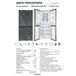 American Infiniton AMCB-460CD83WEN Frigorífico, 470 l Inoxidavel