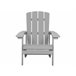 Beliani Silla de jardín ADIRONDACK Amarelo