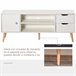Armário de TV Particle Board HOMCOM 120 Branco