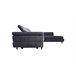Sofá de canto OMEGA com cama cor antracite Antracite
