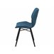 Beliani Silla de comedor LISLE Azul Marino
