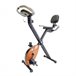 Bicicleta Ultrasport para Treino em Casa - Compacta e Eficaz Preto/ Laranja
