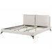 Beliani Cama com estrado Chenille MELLE 195x240 Bege