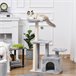 Arranhador para Gatos Aglomerado e Sisal PawHut Cinza