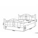 Beliani Cama com estrado Metal ANTLIA 168x209 Branco