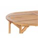 Beliani Mesa extensível MAUI Castanho