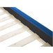 Beliani Cama com estrado Veludo AVALLON 192x233 Azul Marino