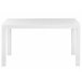 Beliani Mesa de jardim FOSSANO 80x140 Branco