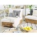 Beliani Conjunto lounge VARALLO Dourado