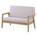 Beliani Conjunto de jardín Madera de acacia PALLANO Cinza Escuro