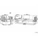 Beliani Conjunto lounge SENISE Cinza
