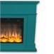 Lareira Eléctrica De Parede Turquoise FUEGO-ALBERTO-TURQUESA Turquesa