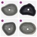 Lavatório - Lavabo - Pia de banheiro oval Antracite