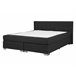 Beliani Cama continental Poliéster ADMIRAL 151x212 Preto